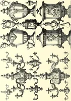 An illustration from An historical guide to French interiors, furniture, decoration, woodwork, & allied arts during the last half of the seventeenth century, the whole of the eighteenth century, and the earlier part of the nineteenth (1900)