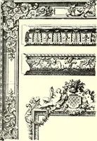 An illustration from An historical guide to French interiors, furniture, decoration, woodwork, & allied arts during the last half of the seventeenth century, the whole of the eighteenth century, and the earlier part of the nineteenth (1900)