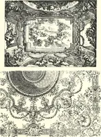An illustration from An historical guide to French interiors, furniture, decoration, woodwork, & allied arts during the last half of the seventeenth century, the whole of the eighteenth century, and the earlier part of the nineteenth (1900)