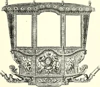 An illustration from An historical guide to French interiors, furniture, decoration, woodwork, & allied arts during the last half of the seventeenth century, the whole of the eighteenth century, and the earlier part of the nineteenth (1900)