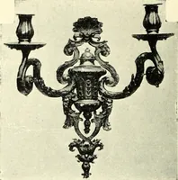 An illustration from An historical guide to French interiors, furniture, decoration, woodwork, & allied arts during the last half of the seventeenth century, the whole of the eighteenth century, and the earlier part of the nineteenth (1900)