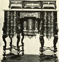 An illustration from An historical guide to French interiors, furniture, decoration, woodwork, & allied arts during the last half of the seventeenth century, the whole of the eighteenth century, and the earlier part of the nineteenth (1900)