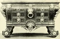 An illustration from An historical guide to French interiors, furniture, decoration, woodwork, & allied arts during the last half of the seventeenth century, the whole of the eighteenth century, and the earlier part of the nineteenth (1900)