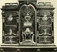 An illustration from An historical guide to French interiors, furniture, decoration, woodwork, & allied arts during the last half of the seventeenth century, the whole of the eighteenth century, and the earlier part of the nineteenth (1900)