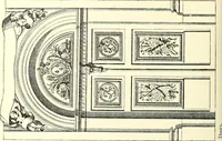 An illustration from An historical guide to French interiors, furniture, decoration, woodwork, & allied arts during the last half of the seventeenth century, the whole of the eighteenth century, and the earlier part of the nineteenth (1900)