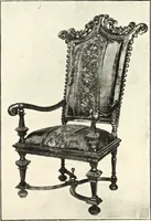 An illustration from An historical guide to French interiors, furniture, decoration, woodwork, & allied arts during the last half of the seventeenth century, the whole of the eighteenth century, and the earlier part of the nineteenth (1900)