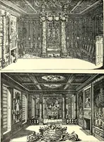 An illustration from An historical guide to French interiors, furniture, decoration, woodwork, & allied arts during the last half of the seventeenth century, the whole of the eighteenth century, and the earlier part of the nineteenth (1900)