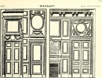 An illustration from An historical guide to French interiors, furniture, decoration, woodwork, & allied arts during the last half of the seventeenth century, the whole of the eighteenth century, and the earlier part of the nineteenth (1900)