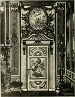 An illustration from An historical guide to French interiors, furniture, decoration, woodwork, & allied arts during the last half of the seventeenth century, the whole of the eighteenth century, and the earlier part of the nineteenth (1900)