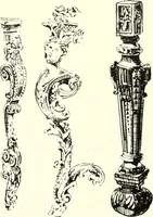 An illustration from An historical guide to French interiors, furniture, decoration, woodwork, & allied arts during the last half of the seventeenth century, the whole of the eighteenth century, and the earlier part of the nineteenth (1900)