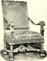 An illustration from An historical guide to French interiors, furniture, decoration, woodwork, & allied arts during the last half of the seventeenth century, the whole of the eighteenth century, and the earlier part of the nineteenth (1900)