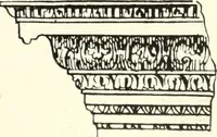 An illustration from An historical guide to French interiors, furniture, decoration, woodwork, & allied arts during the last half of the seventeenth century, the whole of the eighteenth century, and the earlier part of the nineteenth (1900)