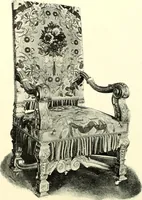 An illustration from An historical guide to French interiors, furniture, decoration, woodwork, & allied arts during the last half of the seventeenth century, the whole of the eighteenth century, and the earlier part of the nineteenth (1900)
