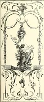 An illustration from An historical guide to French interiors, furniture, decoration, woodwork, & allied arts during the last half of the seventeenth century, the whole of the eighteenth century, and the earlier part of the nineteenth (1900)