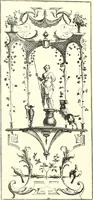 An illustration from An historical guide to French interiors, furniture, decoration, woodwork, & allied arts during the last half of the seventeenth century, the whole of the eighteenth century, and the earlier part of the nineteenth (1900)