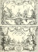 An illustration from An historical guide to French interiors, furniture, decoration, woodwork, & allied arts during the last half of the seventeenth century, the whole of the eighteenth century, and the earlier part of the nineteenth (1900)