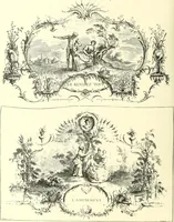 An illustration from An historical guide to French interiors, furniture, decoration, woodwork, & allied arts during the last half of the seventeenth century, the whole of the eighteenth century, and the earlier part of the nineteenth (1900)