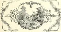 An illustration from An historical guide to French interiors, furniture, decoration, woodwork, & allied arts during the last half of the seventeenth century, the whole of the eighteenth century, and the earlier part of the nineteenth (1900)