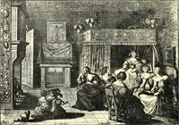 An illustration from An historical guide to French interiors, furniture, decoration, woodwork, & allied arts during the last half of the seventeenth century, the whole of the eighteenth century, and the earlier part of the nineteenth (1900)