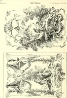 An illustration from An historical guide to French interiors, furniture, decoration, woodwork, & allied arts during the last half of the seventeenth century, the whole of the eighteenth century, and the earlier part of the nineteenth (1900)