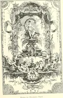 An illustration from An historical guide to French interiors, furniture, decoration, woodwork, & allied arts during the last half of the seventeenth century, the whole of the eighteenth century, and the earlier part of the nineteenth (1900)
