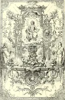 An illustration from An historical guide to French interiors, furniture, decoration, woodwork, & allied arts during the last half of the seventeenth century, the whole of the eighteenth century, and the earlier part of the nineteenth (1900)