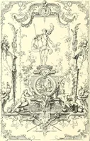 An illustration from An historical guide to French interiors, furniture, decoration, woodwork, & allied arts during the last half of the seventeenth century, the whole of the eighteenth century, and the earlier part of the nineteenth (1900)