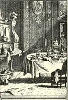 An illustration from An historical guide to French interiors, furniture, decoration, woodwork, & allied arts during the last half of the seventeenth century, the whole of the eighteenth century, and the earlier part of the nineteenth (1900)