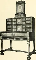 An illustration from An historical guide to French interiors, furniture, decoration, woodwork, & allied arts during the last half of the seventeenth century, the whole of the eighteenth century, and the earlier part of the nineteenth (1900)