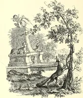 An illustration from An historical guide to French interiors, furniture, decoration, woodwork, & allied arts during the last half of the seventeenth century, the whole of the eighteenth century, and the earlier part of the nineteenth (1900)