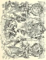 An illustration from An historical guide to French interiors, furniture, decoration, woodwork, & allied arts during the last half of the seventeenth century, the whole of the eighteenth century, and the earlier part of the nineteenth (1900)
