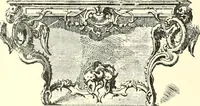 An illustration from An historical guide to French interiors, furniture, decoration, woodwork, & allied arts during the last half of the seventeenth century, the whole of the eighteenth century, and the earlier part of the nineteenth (1900)