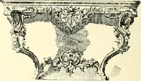 An illustration from An historical guide to French interiors, furniture, decoration, woodwork, & allied arts during the last half of the seventeenth century, the whole of the eighteenth century, and the earlier part of the nineteenth (1900)