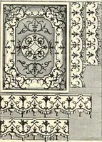 An illustration from An historical guide to French interiors, furniture, decoration, woodwork, & allied arts during the last half of the seventeenth century, the whole of the eighteenth century, and the earlier part of the nineteenth (1900)