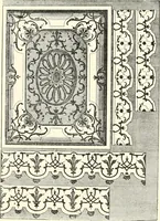 An illustration from An historical guide to French interiors, furniture, decoration, woodwork, & allied arts during the last half of the seventeenth century, the whole of the eighteenth century, and the earlier part of the nineteenth (1900)