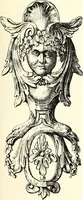 An illustration from An historical guide to French interiors, furniture, decoration, woodwork, & allied arts during the last half of the seventeenth century, the whole of the eighteenth century, and the earlier part of the nineteenth (1900)