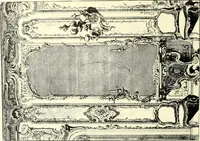 An illustration from An historical guide to French interiors, furniture, decoration, woodwork, & allied arts during the last half of the seventeenth century, the whole of the eighteenth century, and the earlier part of the nineteenth (1900)