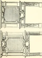 An illustration from An historical guide to French interiors, furniture, decoration, woodwork, & allied arts during the last half of the seventeenth century, the whole of the eighteenth century, and the earlier part of the nineteenth (1900)