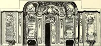 An illustration from An historical guide to French interiors, furniture, decoration, woodwork, & allied arts during the last half of the seventeenth century, the whole of the eighteenth century, and the earlier part of the nineteenth (1900)