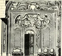 An illustration from An historical guide to French interiors, furniture, decoration, woodwork, & allied arts during the last half of the seventeenth century, the whole of the eighteenth century, and the earlier part of the nineteenth (1900)
