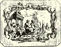 An illustration from An historical guide to French interiors, furniture, decoration, woodwork, & allied arts during the last half of the seventeenth century, the whole of the eighteenth century, and the earlier part of the nineteenth (1900)