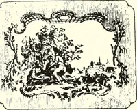 An illustration from An historical guide to French interiors, furniture, decoration, woodwork, & allied arts during the last half of the seventeenth century, the whole of the eighteenth century, and the earlier part of the nineteenth (1900)