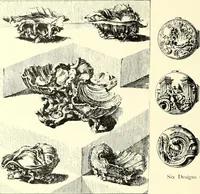 An illustration from An historical guide to French interiors, furniture, decoration, woodwork, & allied arts during the last half of the seventeenth century, the whole of the eighteenth century, and the earlier part of the nineteenth (1900)