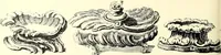 An illustration from An historical guide to French interiors, furniture, decoration, woodwork, & allied arts during the last half of the seventeenth century, the whole of the eighteenth century, and the earlier part of the nineteenth (1900)