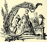 An illustration from An historical guide to French interiors, furniture, decoration, woodwork, & allied arts during the last half of the seventeenth century, the whole of the eighteenth century, and the earlier part of the nineteenth (1900)