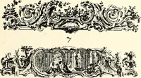 An illustration from An historical guide to French interiors, furniture, decoration, woodwork, & allied arts during the last half of the seventeenth century, the whole of the eighteenth century, and the earlier part of the nineteenth (1900)
