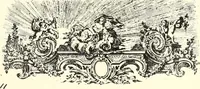 An illustration from An historical guide to French interiors, furniture, decoration, woodwork, & allied arts during the last half of the seventeenth century, the whole of the eighteenth century, and the earlier part of the nineteenth (1900)