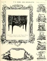 An illustration from An historical guide to French interiors, furniture, decoration, woodwork, & allied arts during the last half of the seventeenth century, the whole of the eighteenth century, and the earlier part of the nineteenth (1900)