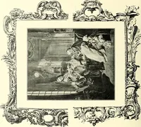 An illustration from An historical guide to French interiors, furniture, decoration, woodwork, & allied arts during the last half of the seventeenth century, the whole of the eighteenth century, and the earlier part of the nineteenth (1900)