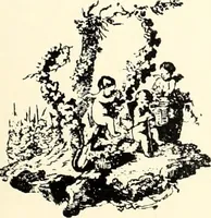 An illustration from An historical guide to French interiors, furniture, decoration, woodwork, & allied arts during the last half of the seventeenth century, the whole of the eighteenth century, and the earlier part of the nineteenth (1900)